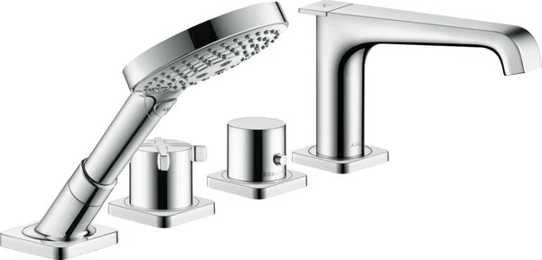 AXOR Citterio E 4-otvorová termostatická baterie na vanový sokl, chrom 36410000