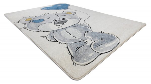 Dětský kusový koberec Petit Teddy bear cream 120x170 cm