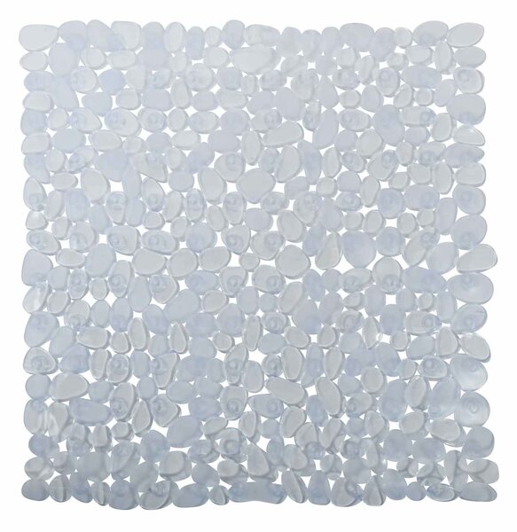 MSV protiskluzová podložka do sprchy GALETS, průhledná, PVC, 53 x 53 cm