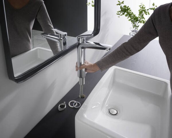 Hansgrohe Logis páková umyvadlová baterie 190 bez odtokové soupravy, chrom 71091000