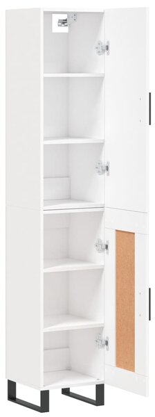 Skříň highboard bílá 34,5 x 34 x 180 cm kompozitní dřevo 3199129