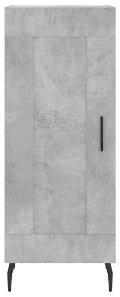 Skříň highboard betonově šedá 34,5x34x180 cm kompozitní dřevo 3200469