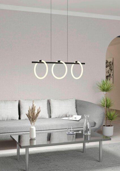 ZÁVĚSNÉ LED SVÍTIDLO, 78/23/110 cm Eglo - Online Only svítidla, Online Only