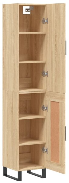 Skříň highboard dub sonoma 34,5 x 34 x 180 cm kompozitní dřevo 3199132