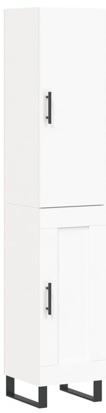 Skříň highboard bílá 34,5 x 34 x 180 cm kompozitní dřevo 3199129