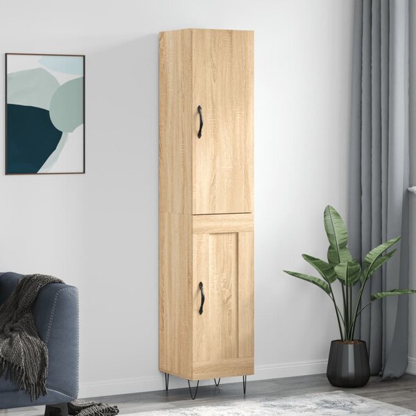 Skříň highboard dub sonoma 34,5 x 34 x 180 cm kompozitní dřevo 3199140