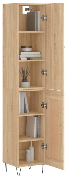 Skříň highboard dub sonoma 34,5 x 34 x 180 cm kompozitní dřevo 3199140