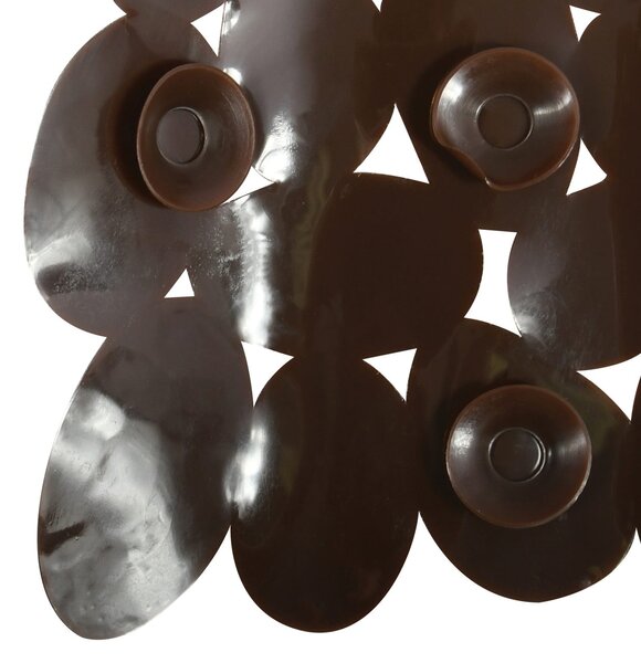 MSV protiskluzová podložka do sprchy GALETS, hnědá, PVC, 53 x 53 cm