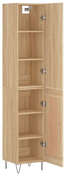 Skříň highboard dub sonoma 34,5 x 34 x 180 cm kompozitní dřevo 3199140