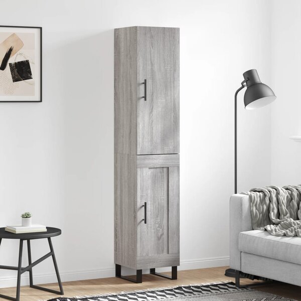 Skříň highboard šedá sonoma 34,5 x 34 x 180 cm kompozitní dřevo 3199135