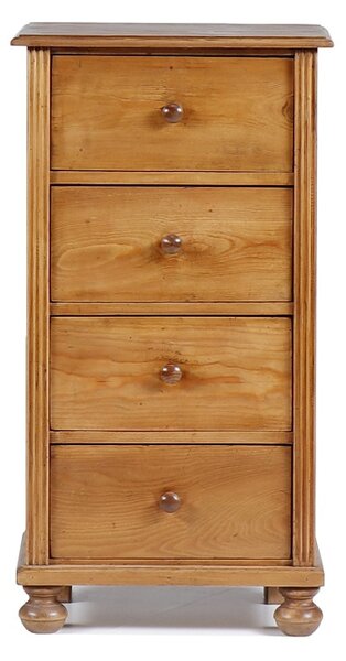 Zásuvkový noční stolek úzká komoda