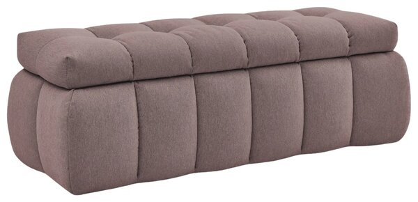Bobochic Paris Růžová lavice Mont-Blanc 144 cm s úložným prostorem