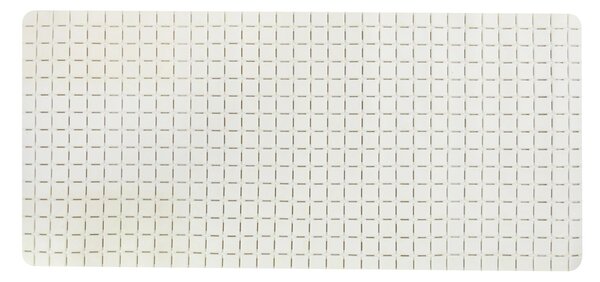 MSV protiskluzová podložka do vany QUADRO Premium, bílá, SBS kaučuk, 36 x 76 cm