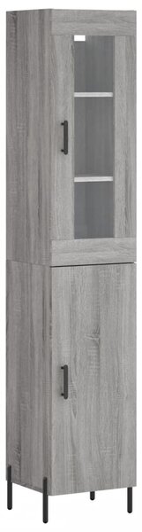 Skříň highboard šedá sonoma 34,5 x 34 x 180 cm kompozitní dřevo 3199183