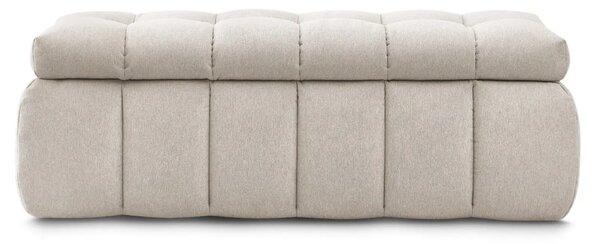 Bobochic Paris Béžová lavice Mont-Blanc 144 cm s úložným prostorem