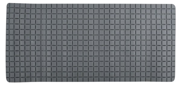 MSV protiskluzová podložka do vany QUADRO Premium, šedá, SBS kaučuk, 36 x 76 cm