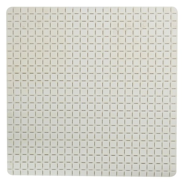 MSV protiskluzová podložka do sprchy QUADRO Premium, bílá, SBS kaučuk, 54 x 54 cm