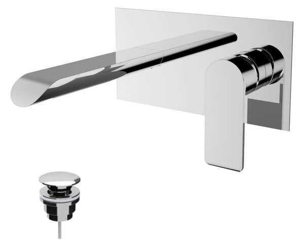 Teorema XS - Umyvadlová baterie pod omítku, komplet, chrom 8X314