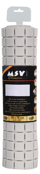 MSV protiskluzová podložka do sprchy QUADRO Premium, bílá, SBS kaučuk, 54 x 54 cm