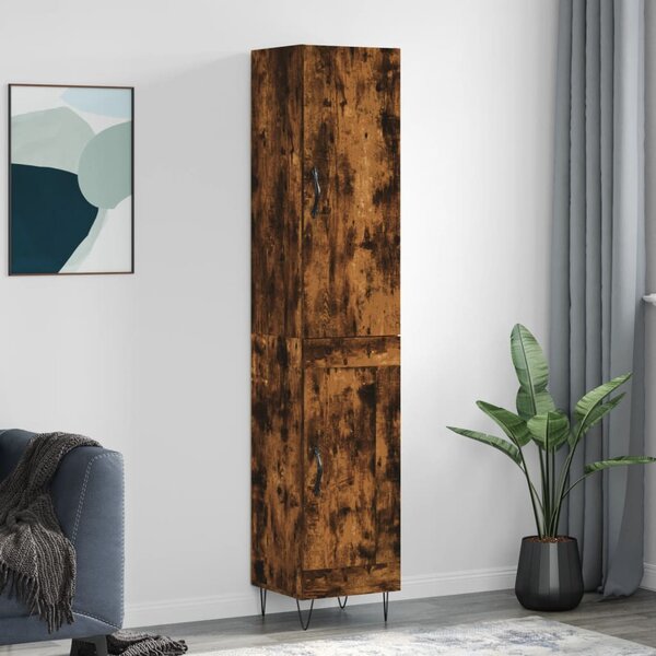 Skříň highboard kouřový dub 34,5 x 34 x 180 cm kompozitní dřevo 3199142