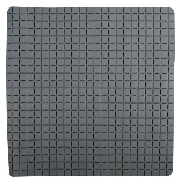 MSV protiskluzová podložka do sprchy QUADRO Premium, šedá, SBS kaučuk, 54 x 54 cm