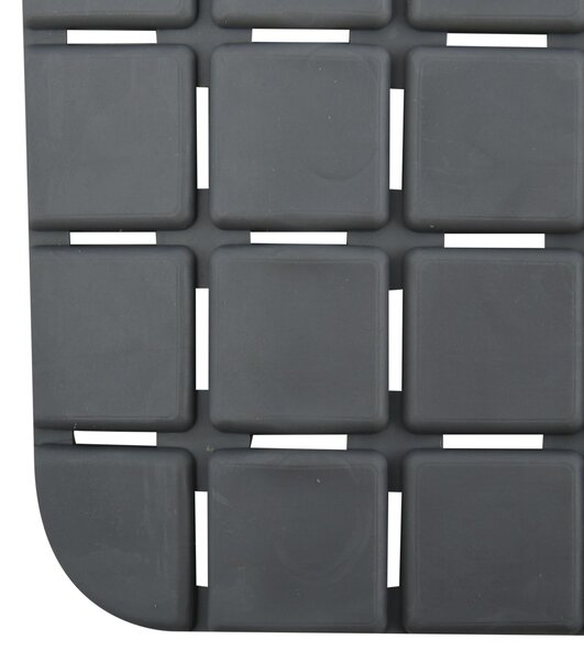 MSV protiskluzová podložka do sprchy QUADRO Premium, šedá, SBS kaučuk, 54 x 54 cm
