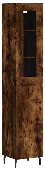 Skříň highboard kouřový dub 34,5 x 34 x 180 cm kompozitní dřevo 3199190