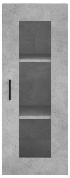 Skříň highboard betonově šedá 34,5x34x180 cm kompozitní dřevo 3199189