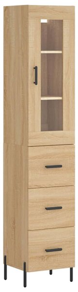 Skříň highboard dub sonoma 34,5 x 34 x 180 cm kompozitní dřevo 3199244