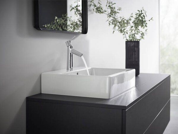Hansgrohe Talis S Páková umyvadlová baterie 100 bez odtokové soupravy, chrom 72021000