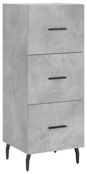 Skříň highboard betonově šedá 34,5x34x180 cm kompozitní dřevo 3199253