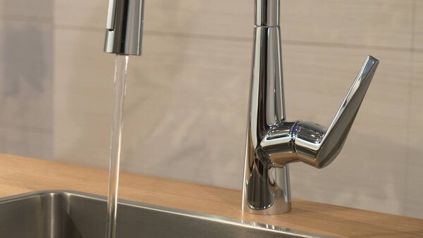 Hansgrohe Talis M51 kuchyňská páková baterie 200, vytahovatelná sprška, 2jet, chrom 72813000