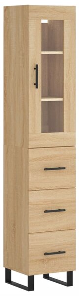 Skříň highboard dub sonoma 34,5 x 34 x 180 cm kompozitní dřevo 3199260