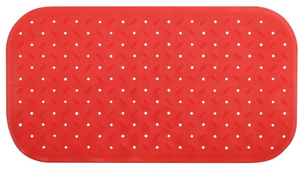 MSV protiskluzová podložka do vany CLASS Premium, červená, SBS kaučuk, 36 x 65 cm