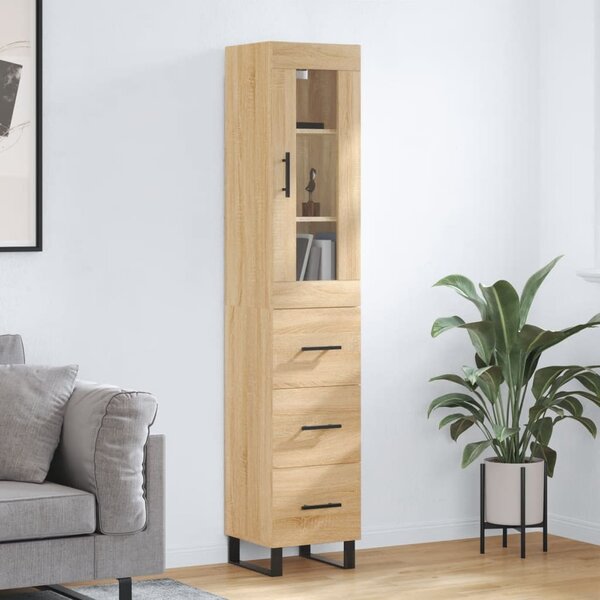 Skříň highboard dub sonoma 34,5 x 34 x 180 cm kompozitní dřevo 3199260