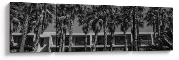 Obraz - Retro červené auto (170x50 cm)