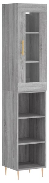 Skříň highboard šedá sonoma 34,5 x 34 x 180 cm kompozitní dřevo 3199359