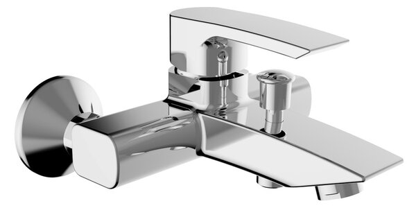 Teorema Merida - Vanová baterie nástěnná, chrom 8Q160