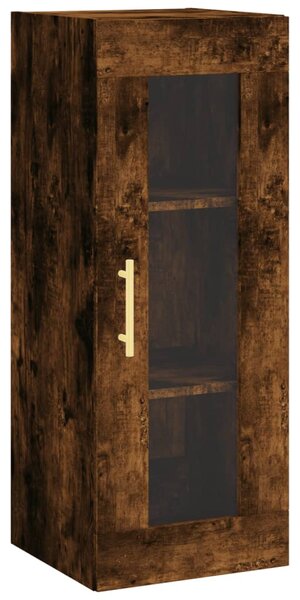 Skříň highboard kouřový dub 34,5 x 34 x 180 cm kompozitní dřevo 3199358