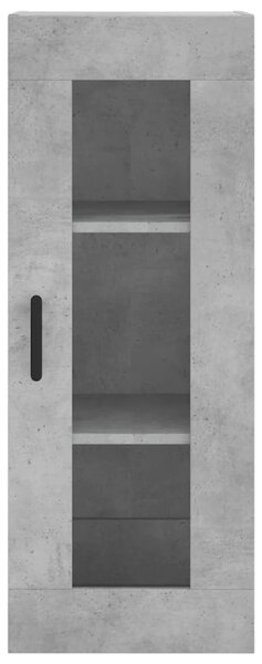 Skříň highboard betonově šedá 34,5x34x180 cm kompozitní dřevo 3199373