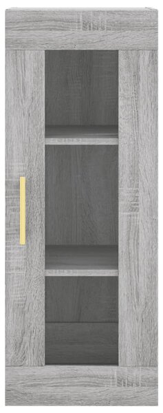 Skříň highboard šedá sonoma 34,5 x 34 x 180 cm kompozitní dřevo 3199359