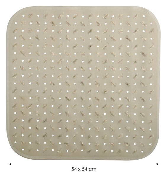 MSV protiskluzová podložka do sprchy CLASS Premium, béžová, SBS kaučuk, 54 x 54 cm