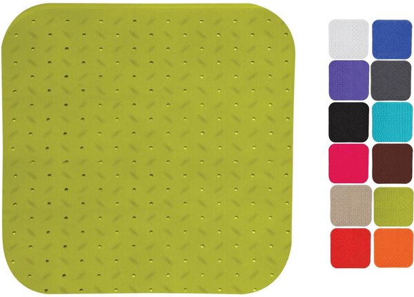 MSV protiskluzová podložka do sprchy CLASS Premium, zelená, SBS kaučuk, 54 x 54 cm