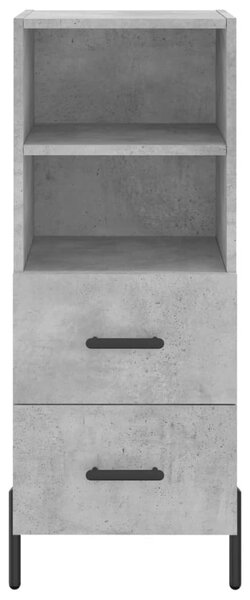 Skříň highboard betonově šedá 34,5x34x180 cm kompozitní dřevo 3199309