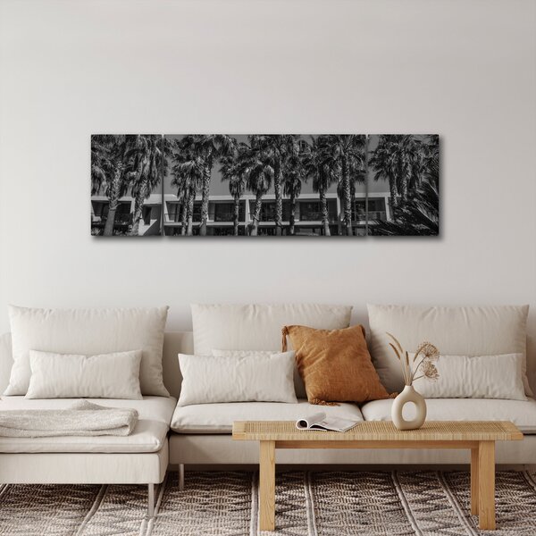 Obraz - Retro červené auto (170x50 cm)