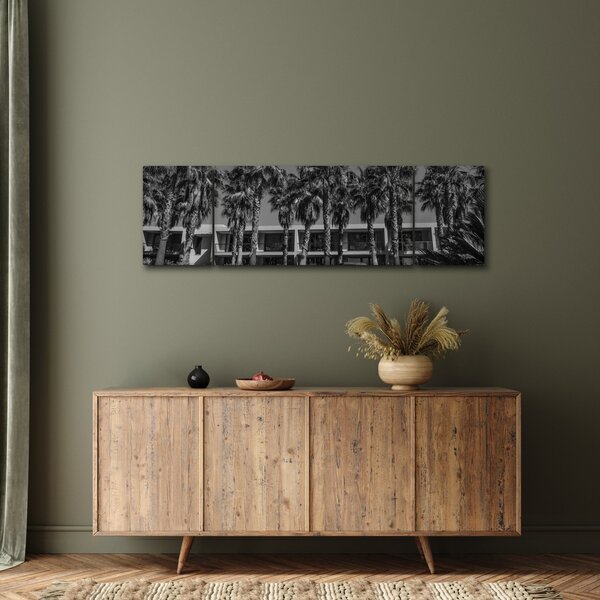 Obraz - Retro červené auto (170x50 cm)