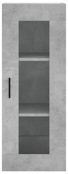 Skříň highboard betonově šedá 34,5x34x180 cm kompozitní dřevo 3199381