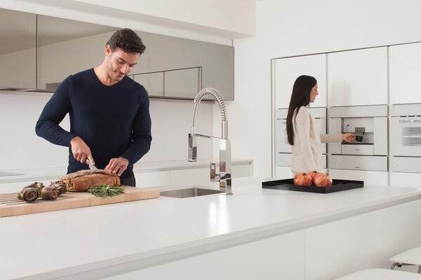GROHE Eurocube - Páková dřezová baterie, DN 15, Chrom 31395000
