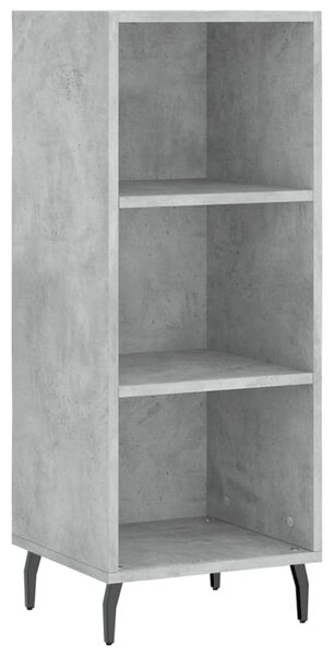 Skříň highboard betonově šedá 34,5x34x180 cm kompozitní dřevo 3199381