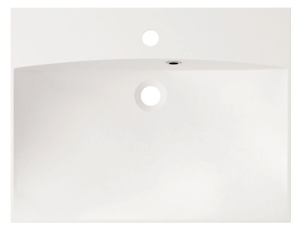 Vima 303.11 - Umyvadlo se skříňkou 600x460 mm, bílá lesklá